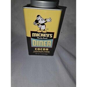 Mickey’s Diner Cocoa Can (empty) Tin
